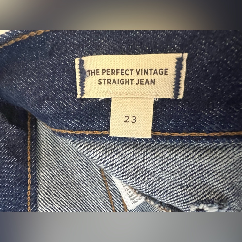 Madewell The Perfect Vintage Straight Jean in Greenhaven Wash Seamed Version - Picture 7 of 9